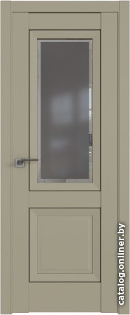 

Межкомнатная дверь ProfilDoors 2.88U 80x200 (шелгрэй, стекло square графит)
