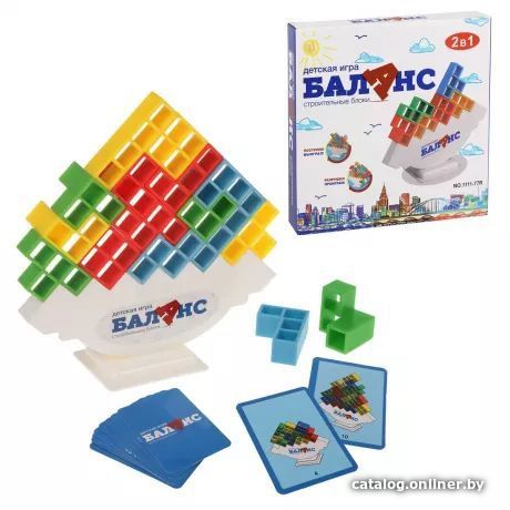 

Настольная игра Наша Игрушка Баланс. Строительные блоки 200604429