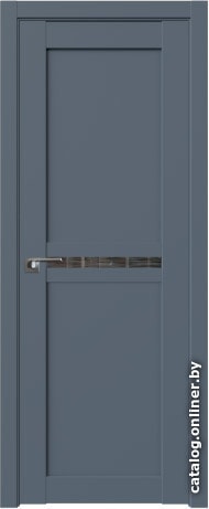 

Межкомнатная дверь ProfilDoors 2.43U 80x200 (антрацит/стекло дождь черный)