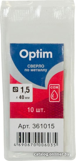 

Набор оснастки Optim 361015 (10 предметов)