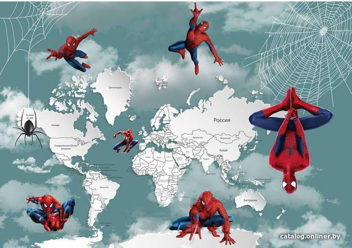 

Фотообои Citydecor Superhero Spiderman 2 с защитным покрытием 200x140