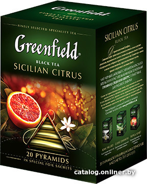 

Черный чай Greenfield Sicilian Citrus 20 шт