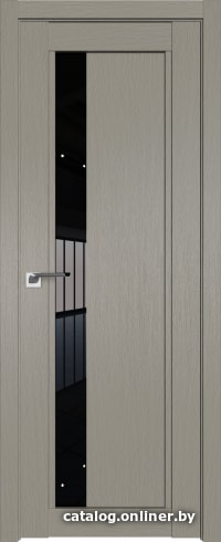 

Межкомнатная дверь ProfilDoors 2.71XN R 60x200 (стоун/стекло черный триплекс)