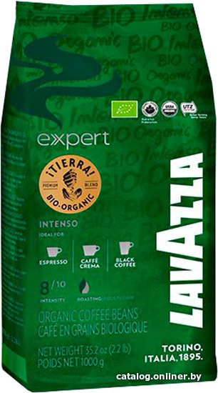 

Кофе Lavazza Expert iTierra! Bio Organic Intenso в зернах 1 кг
