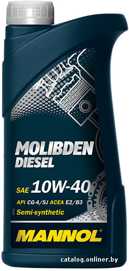 

Моторное масло Mannol Molibden Diesel 10W-40 1л