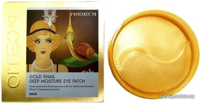 

Dr. Cellio Патчи под глаза Gold Snail Deep Moisture Eye Patch 60 шт