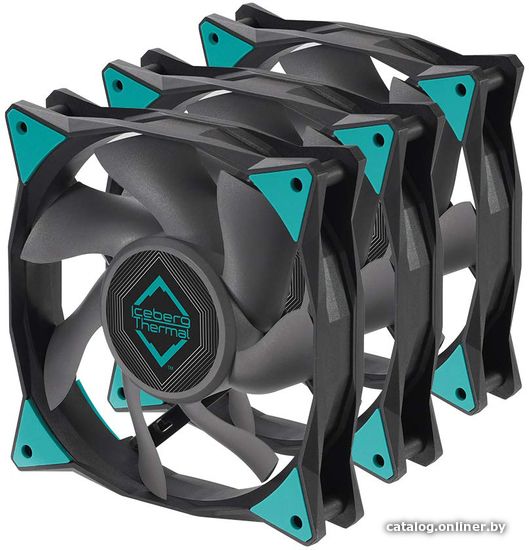 

Набор вентиляторов Iceberg Thermal IceGALE Xtra 120mm 3-pack (черный)