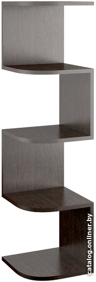 

Полка Bon Mebel Снейк 1 (венге)