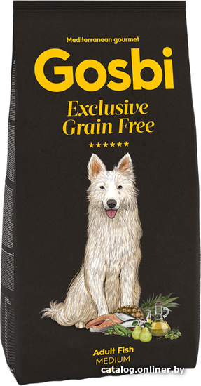 

Сухой корм для собак Gosbi Exclusive Grain Free Adult Fish Medium 3 кг