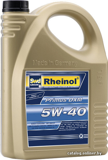 

Моторное масло Rheinol Primus DXM 5W-40 5л
