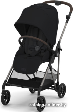 

Коляска прогулочная «книга» Cybex New Melio (moon black)