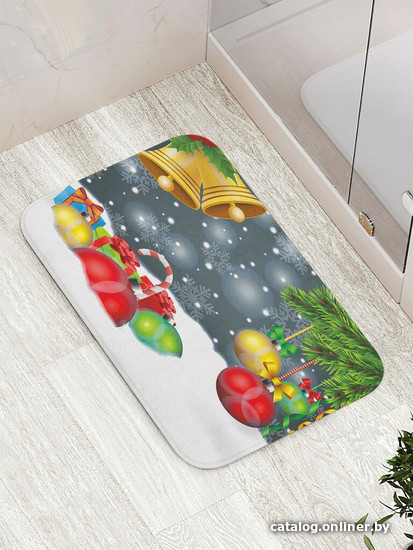 

Коврик для ванной JoyArty Шары в снегу bath_21496