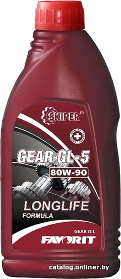 

Трансмиссионное масло Skiper API GL-5 80W-90 Longlife Formula 1л