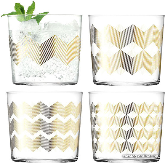 

Набор стаканов для воды и напитков LSA International Signature Chevron G060-09-146