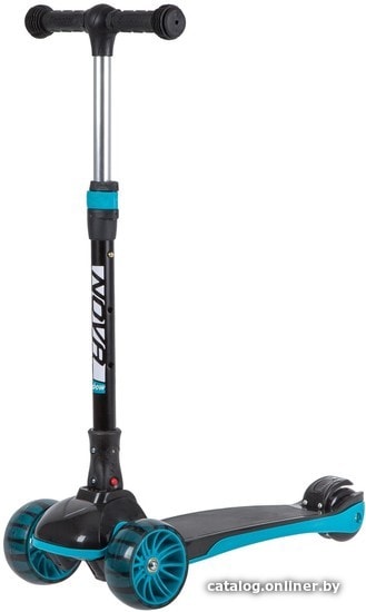 

Трехколесный самокат Novatrack Rainbow Basic 120BB.RAINBOW.BGN20 (черный/синий)