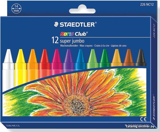 

Восковые мелки Staedtler 226 NC12 (12 цв.)