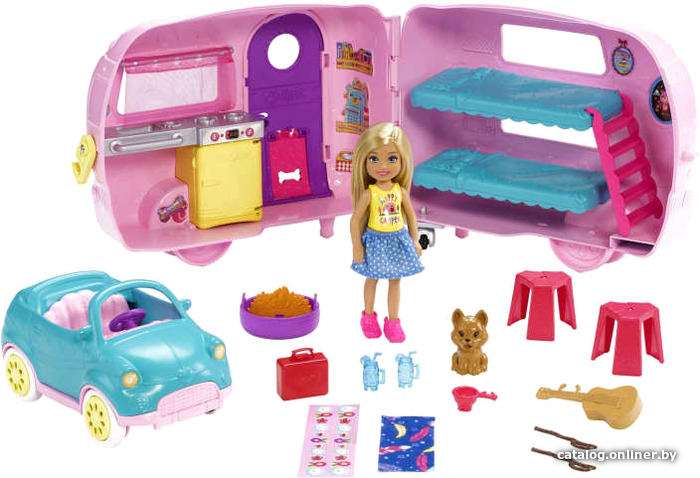 

Кукла Barbie Фургон для путешествий Челси FXG90