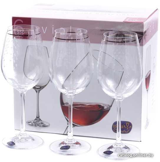 

Набор бокалов для вина Bohemia Crystal Viola 40729/Q9103/350