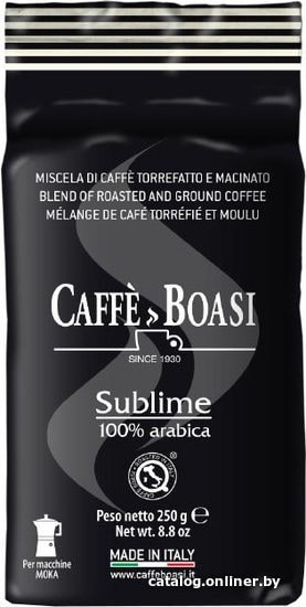 

Кофе Boasi Sublime молотый 250 г