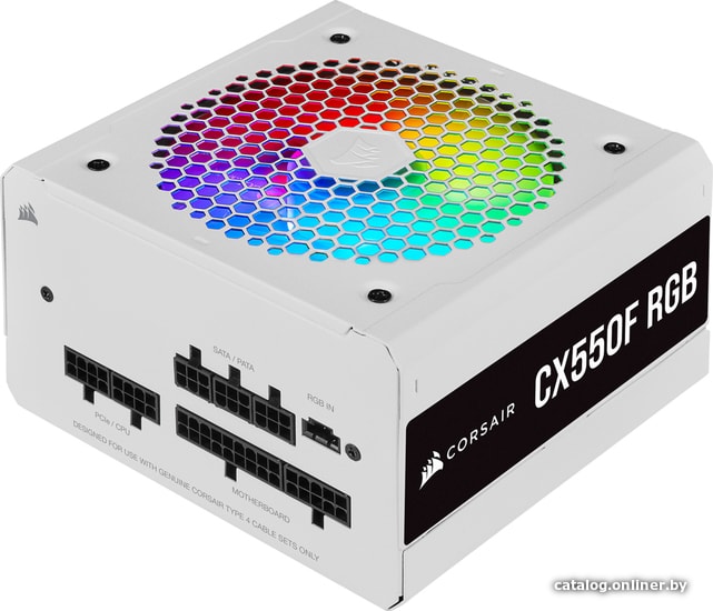 

Блок питания Corsair CX550F RGB White CP-9020225-EU