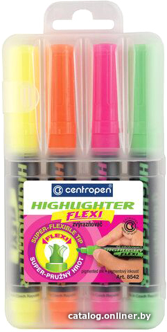 

Набор текстовыделителей Centropen Flexi 8542 485420401 (4 цв)