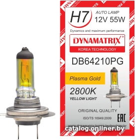 

Галогенная лампа Dynamatrix H7 DB64210PG 1шт