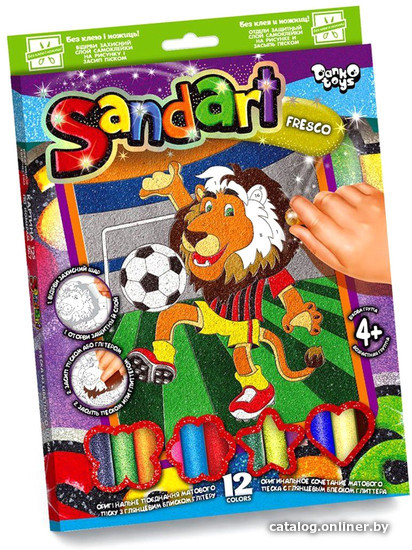 

Фреска Danko Toys Sand Art Фреска из песка. Львенок SA-02-07