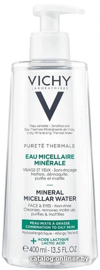 

Vichy PURETE THERMALE Вода мицеллярная с минералами 400 мл