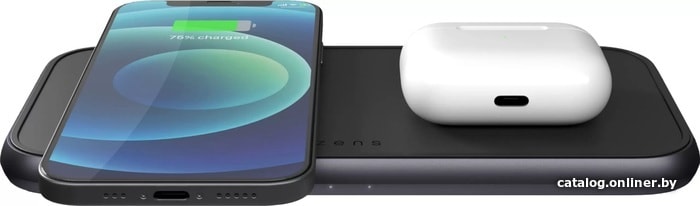 

Беспроводное зарядное Zens Dual Aluminium Wireless Charger ZEDC10B/00 (черный)