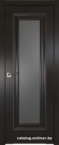 

Межкомнатная дверь ProfilDoors 24X 90x200 (пекан темный серебро/стекло графит)
