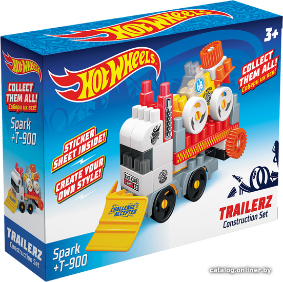 

Конструктор Bauer Hot wheels trailerz 725 Spark + T-900