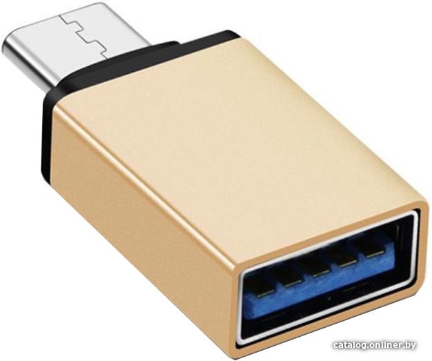 

Адаптер USBTOP OTG USB3.1 Type-C – USB3.0 (золотистый)