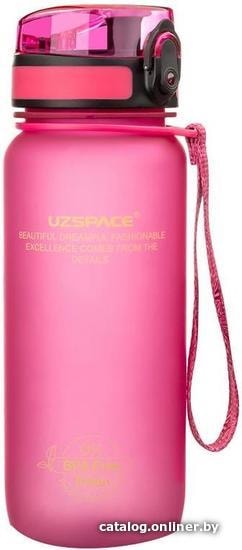 

Бутылка для воды UZSpace Colorful Frosted 3037 розовый