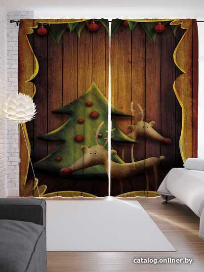 

Комплект штор JoyArty Деревянные поделки 1.45x2.65 м p_37038_145x265 (2 шт)