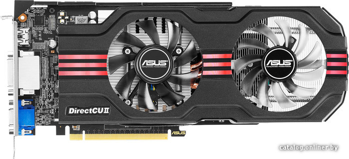 ASUS GTX 650 Ti DirectCU II OC 1024MB GDDR5 (GTX650TI-DC2O-1GD5) видеокарту  купить в Минске