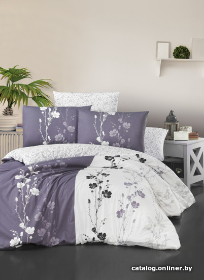 

Постельное белье Karven Ранфорс 1.5 N022 Camelia Lilac