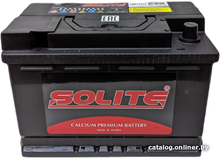 

Автомобильный аккумулятор Solite CMF 57413 (74 А·ч)