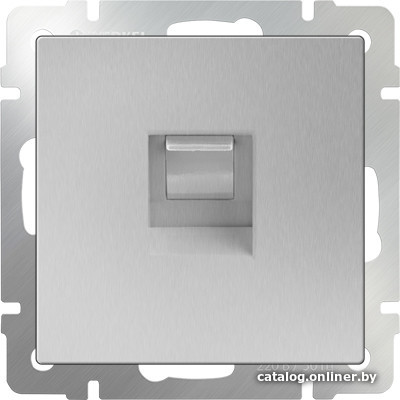 

Розетка компьютерная Werkel WL06-RJ-45 (серебряный)