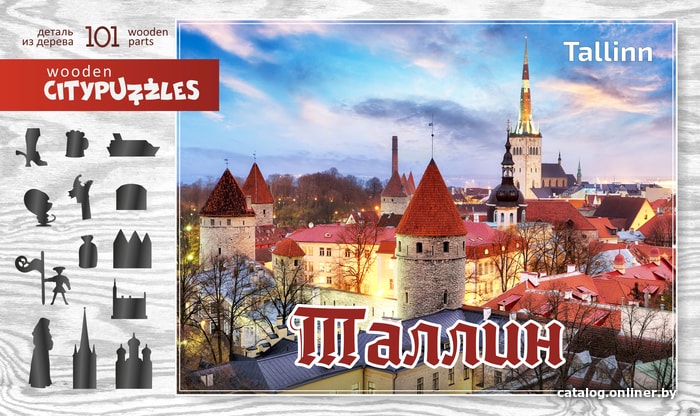 

Мозаика/пазл Нескучные игры Citypuzzles Таллин