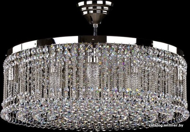 

Припотолочная люстра ArtGlass Persida Nickel Ce