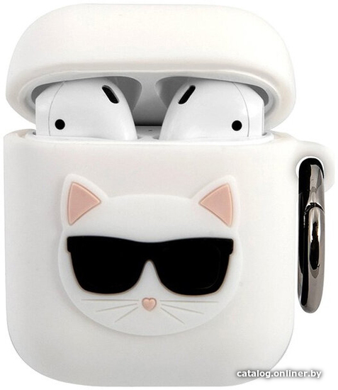 

Чехол CG Mobile Karl Lagerfeld для AirPods 1&2 KLACA2SILCHWH (белый)