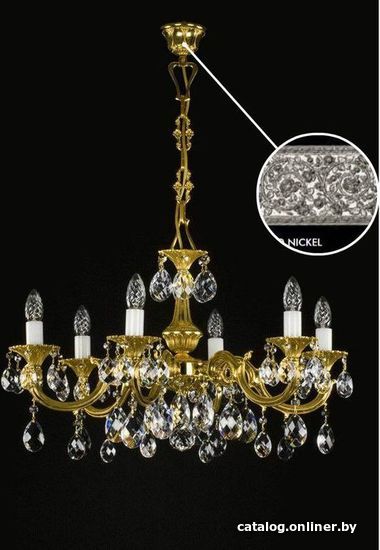 

Подвесная люстра ArtGlass Alice Vi. Nickel