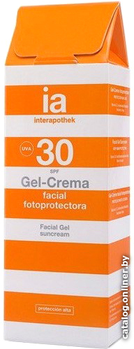 

Крем солнцезащитный Interapothek Solar Gel-Crema для лица SPF30 50 мл