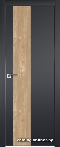 

Межкомнатная дверь ProfilDoors 5E 70x200 (черный матовый/вставка каштан натуральный)
