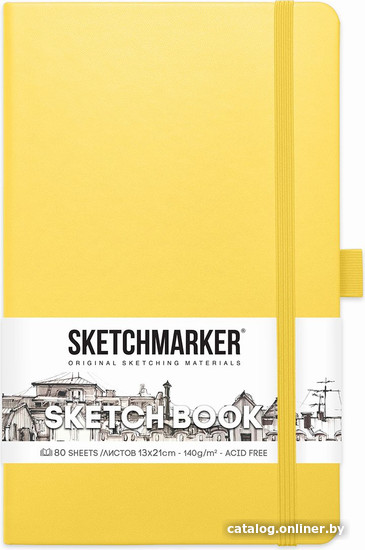 

Альбом для рисования Sketchmarker Скетчбук 2314303SM (80 л, лимонный)