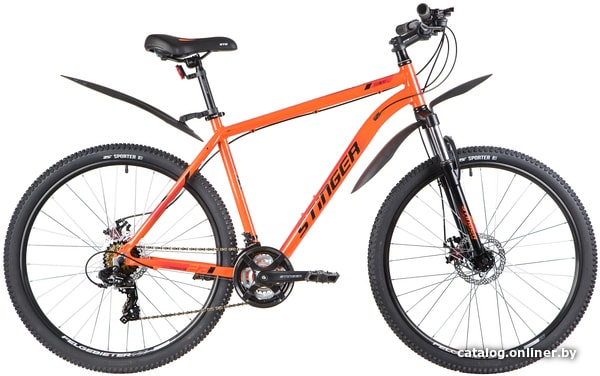 

Велосипед Stinger Element Evo 27.5 р.20 2020 (оранжевый)