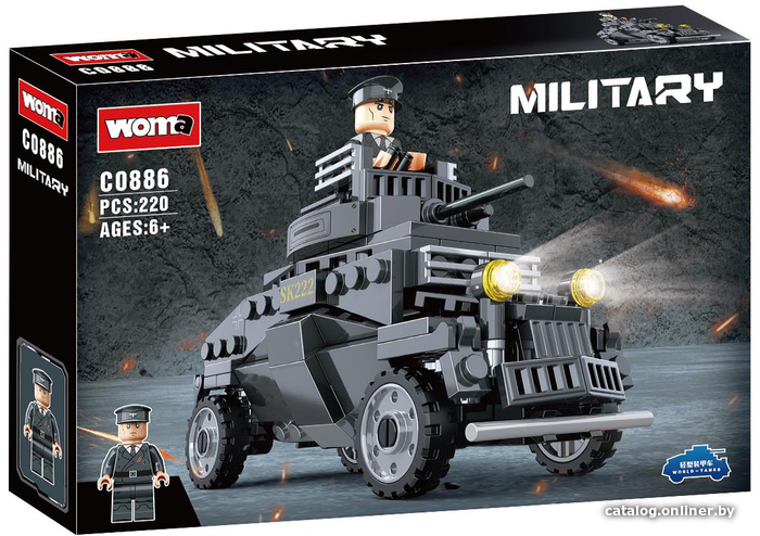 

Конструктор Woma Military C0886 Легкий танк