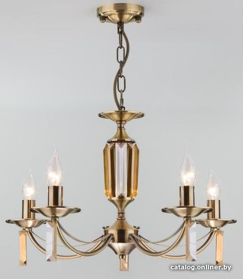 

Подвесная люстра Евросвет 60087/5 (Antique Bronze)