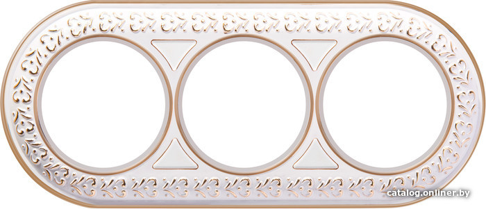 

Рамка Werkel Antik Runda WL70-frame-03 (белое золото)