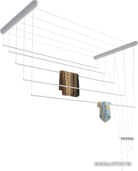 

Сушилка для белья Лиана потолочная, пластик белый, 1,8 м (СП-006)